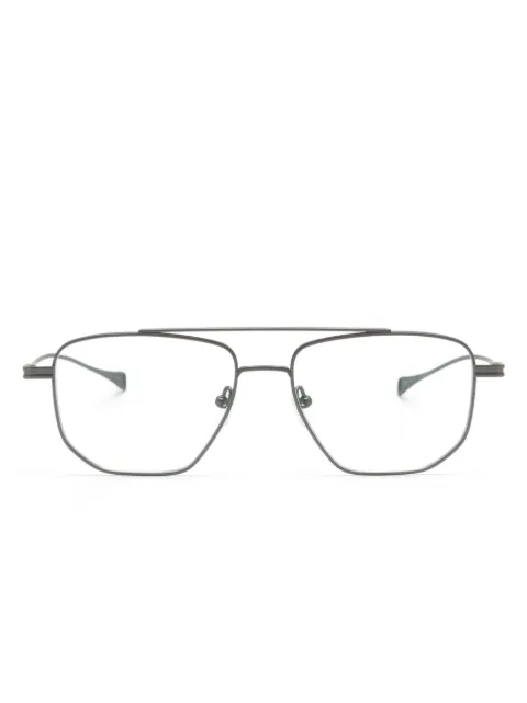 Dita Eyewear matte pilot-frame glasses
