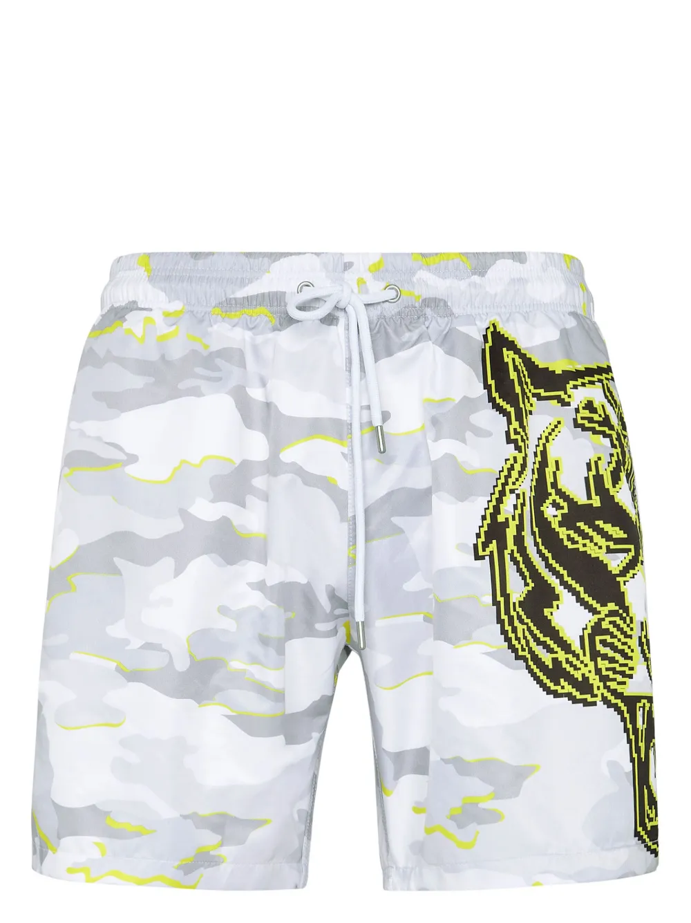 Plein Sport カモフラージュ トランクス水着 - グレー Plein Sport カモフラージュ トランクス水着 - グレー