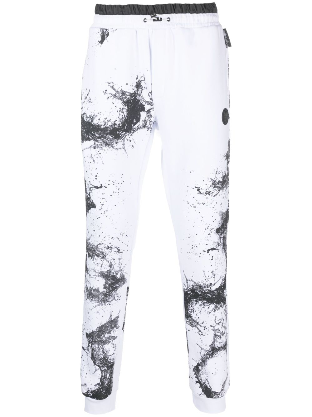 Plein Sport Splash Extreme Track Pants In White