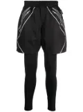 Plein Sport Tiger Court running shorts - Black