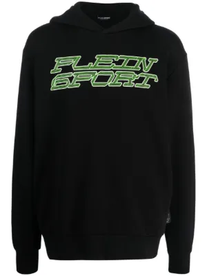 MJB Marc Jacques Burton logo-print long-sleeve Hoodie | Black