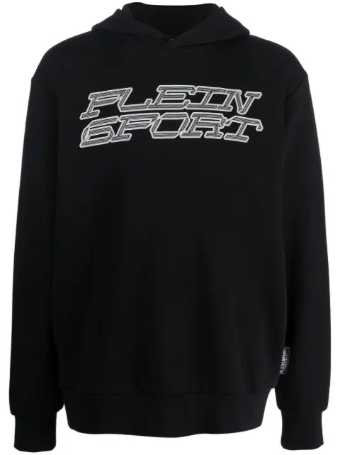 Plein Sport Tiger logo-print hoodie