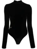 Philipp Plein long-sleeve bodysuit - Black