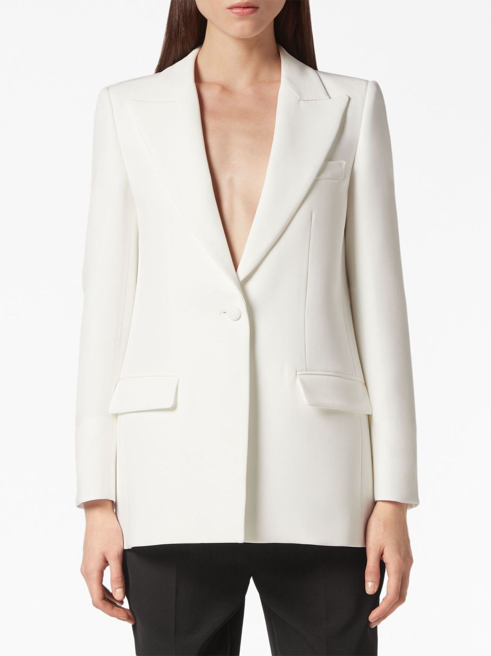 Philipp Plein Cady single-breasted peaked blazer Women