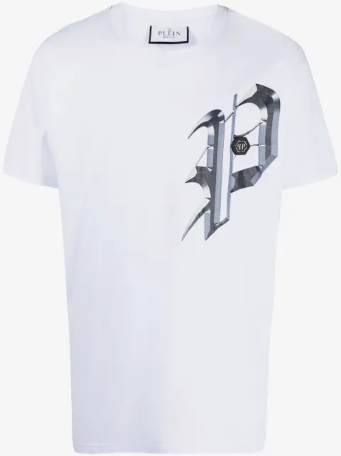 Philipp Plein playera con estampado gráfico