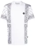 Philipp Plein bandana-print short-sleeve T-shirt - White