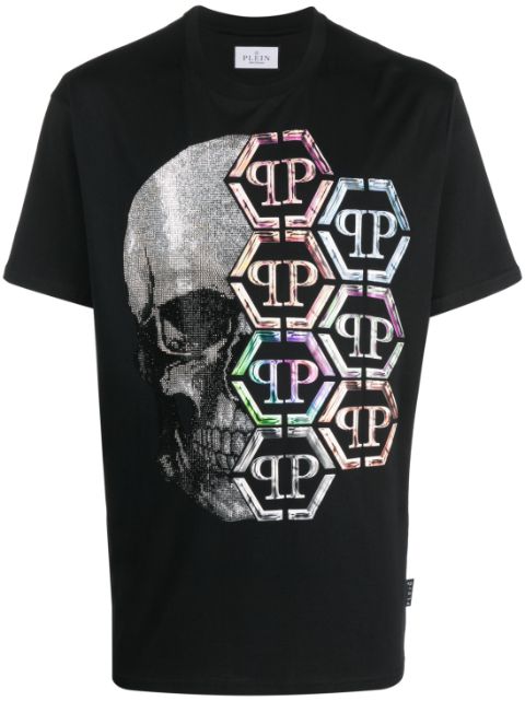 Philipp Plein SS Skull logo-print T-shirt Men