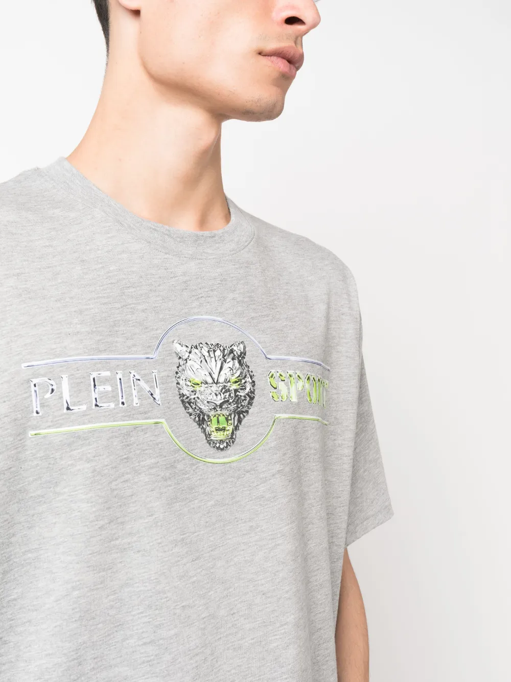 Plein Sport T-shirt met print Grijs