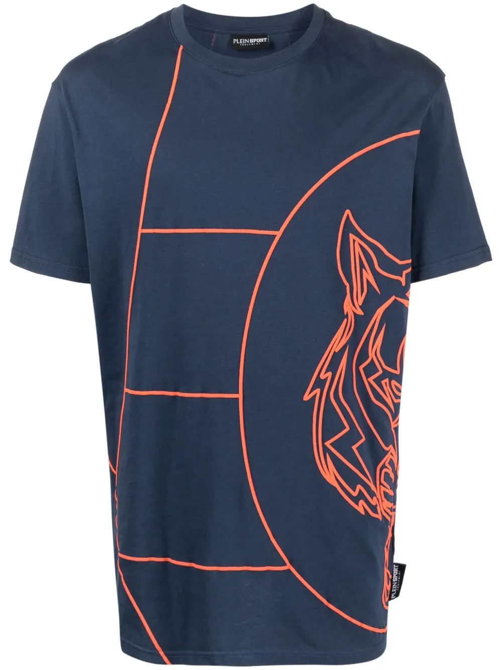 Plein Sport playera con estampado gráfico | azul | Image 1