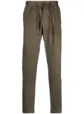 Herno drawstring straight-leg trousers - Green