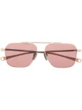 Dita Eyewear square pilot-frame sunglasses - Brown