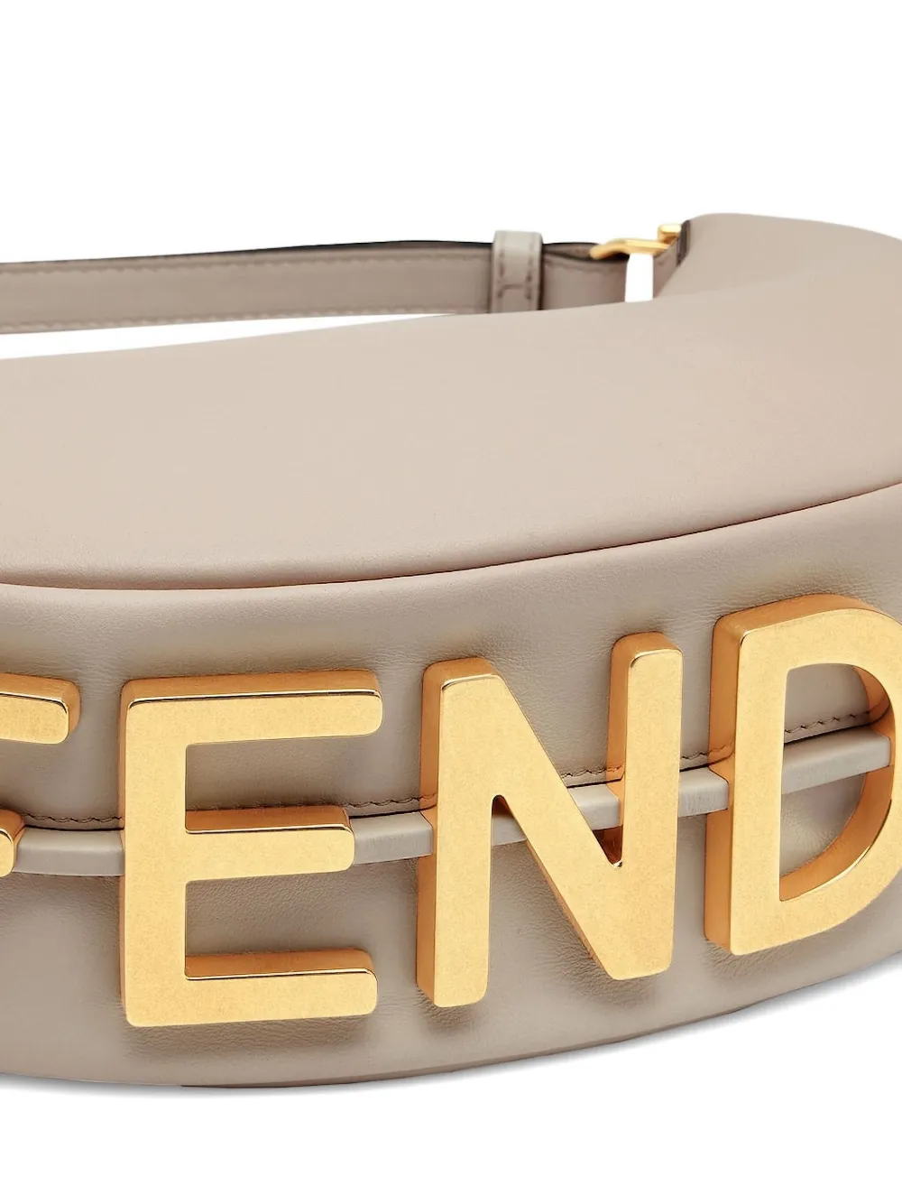 FENDI small graphy shoulder bag Beige