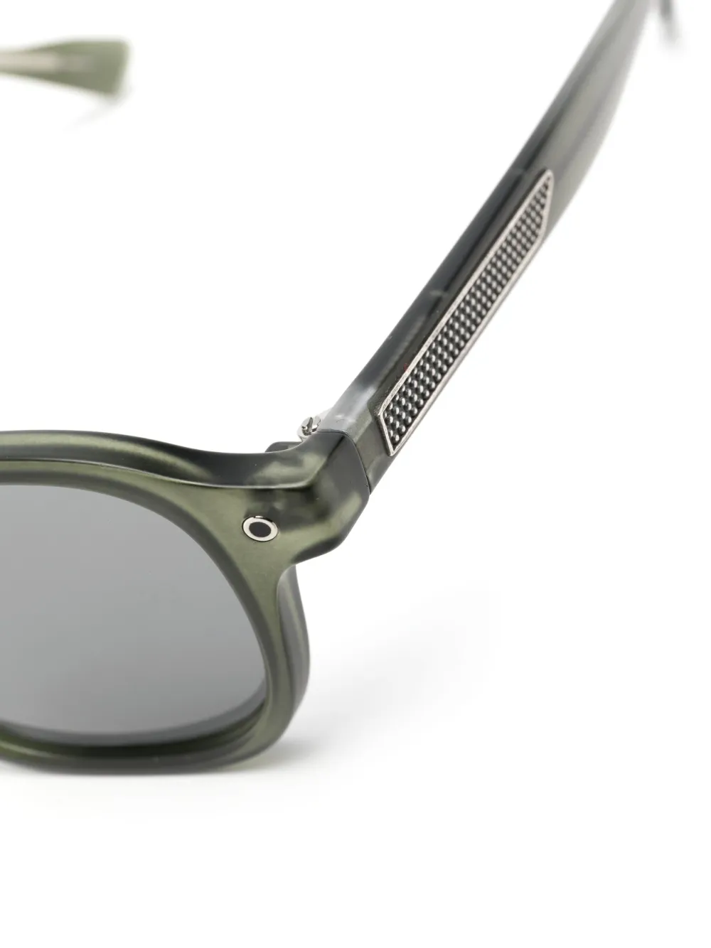  Snob Round-frame Sunglasses - Green 