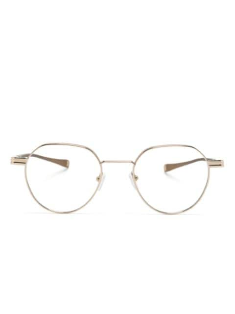 Dita Eyewear metallic round-frame glasses