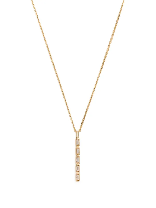 Suzanne Kalan 18kt Yellow Gold Diamond Baguette Necklace Gold FARFETCH  PH - Main Image