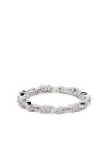 Suzanne Kalan 18kt white gold Frenzy diamond eternity ring - Silver