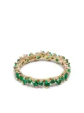 Suzanne Kalan 18kt yellow gold emerald ring - Green