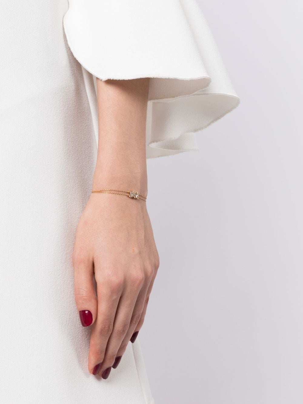 Image 2 of Suzanne Kalan 18kt yellow gold Pulley diamond bracelet