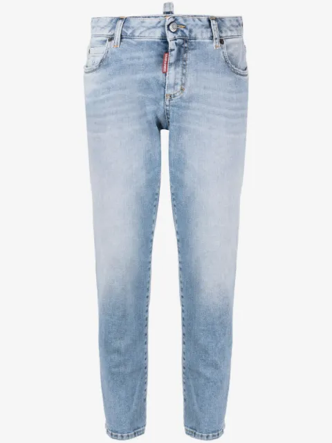 DSQUARED2 mid-rise cropped jeans