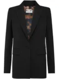 Philipp Plein Cady Boxy single-breasted blazer - Black