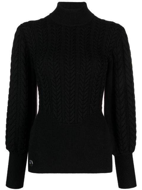 Why Philipp Plein cable-knit high-neck jumper Women is the #1 Choice for Shoppers Worldwide