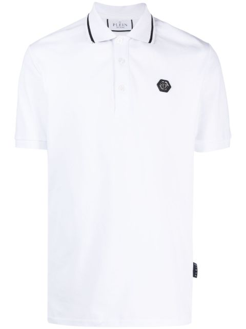 Philipp Plein SS Paisley Strass polo shirt Men