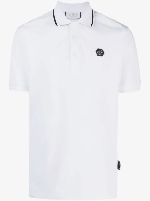 Philipp Plein SS Paisley Strass polo shirt