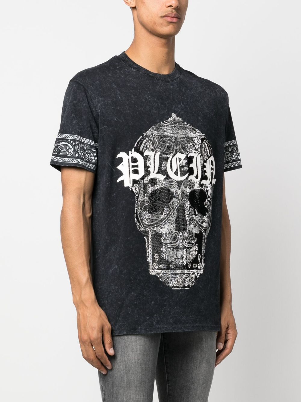 Philipp Plein SS Paisley Strass T-shirt Men