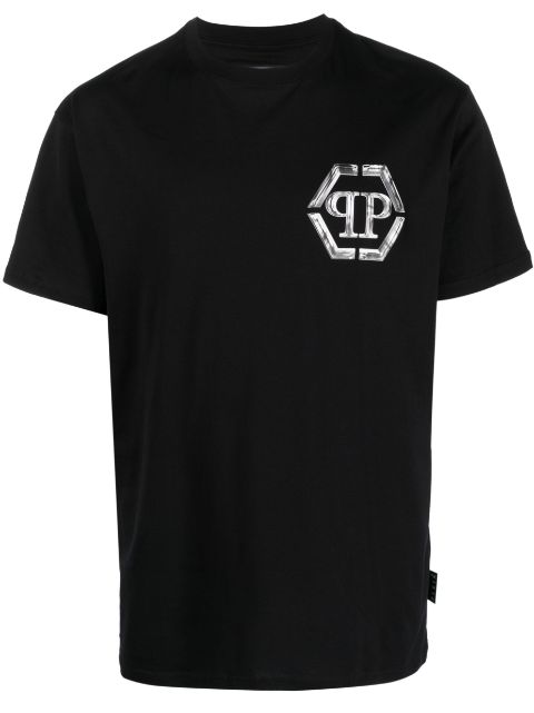 Philipp Plein SS PP Glass logo-print T-shirt Men