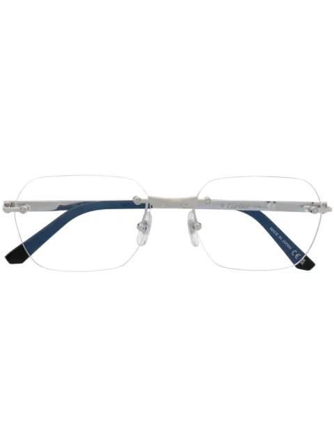 Cartier Eyewear logo-engraved frameless glasses