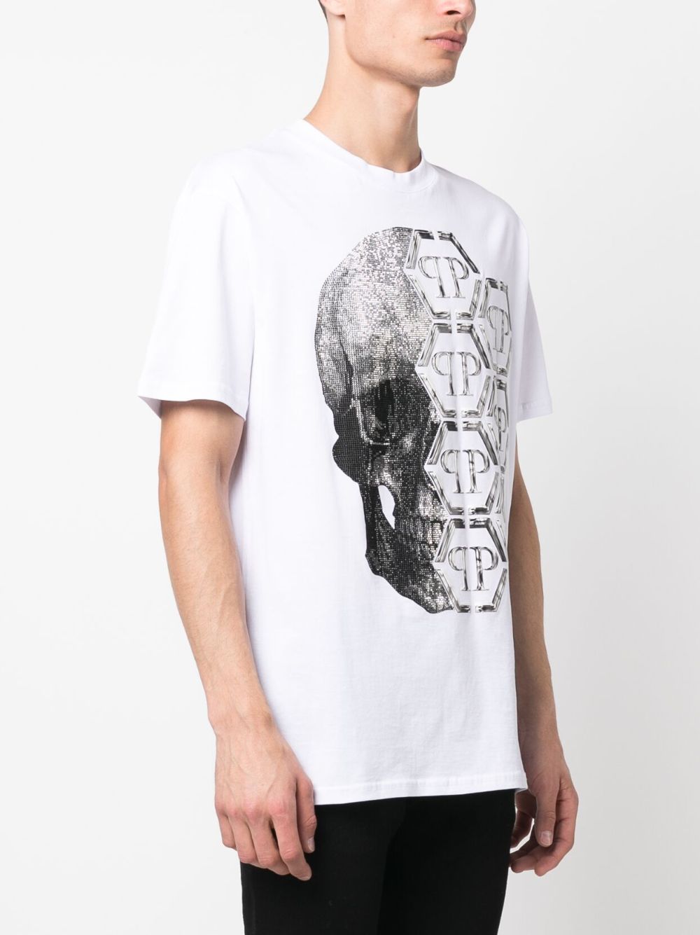 Philipp Plein Skull and Plein short-sleeve T-shirt Men