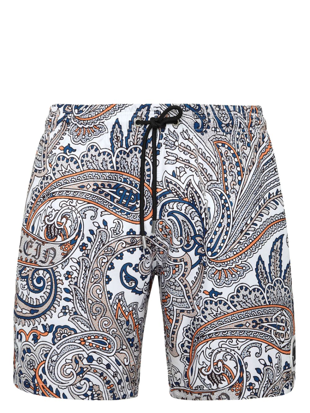 Philipp Plein Paisley-print Swim Shorts In Multicolour