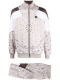 Philipp Plein paisley-print jogging tracksuit - Neutrals