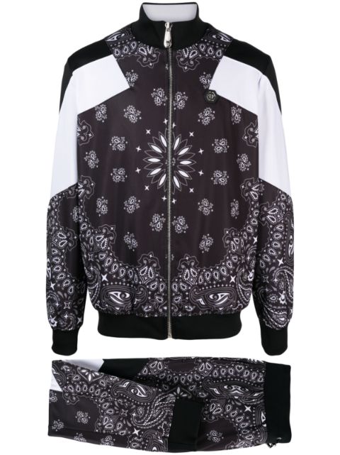 Philipp Plein paisley-print tracksuit Men