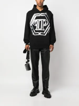 Philipp Plein スネークプリント パーカー Philipp Plein スネークプリント パーカー | ブラック | FARFETCH JP