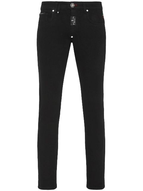 Philipp Plein logo-patch skinny jeans Men