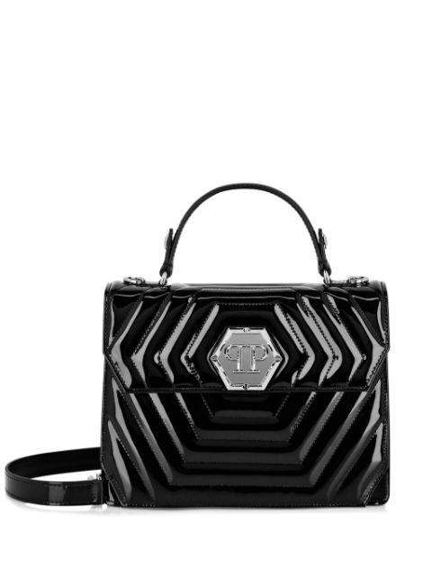 Philipp Plein medium Superheroin leather handle bag Women