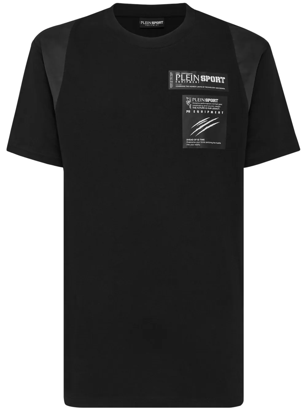 Plein Sport Logo-print Cotton T-shirt In Black