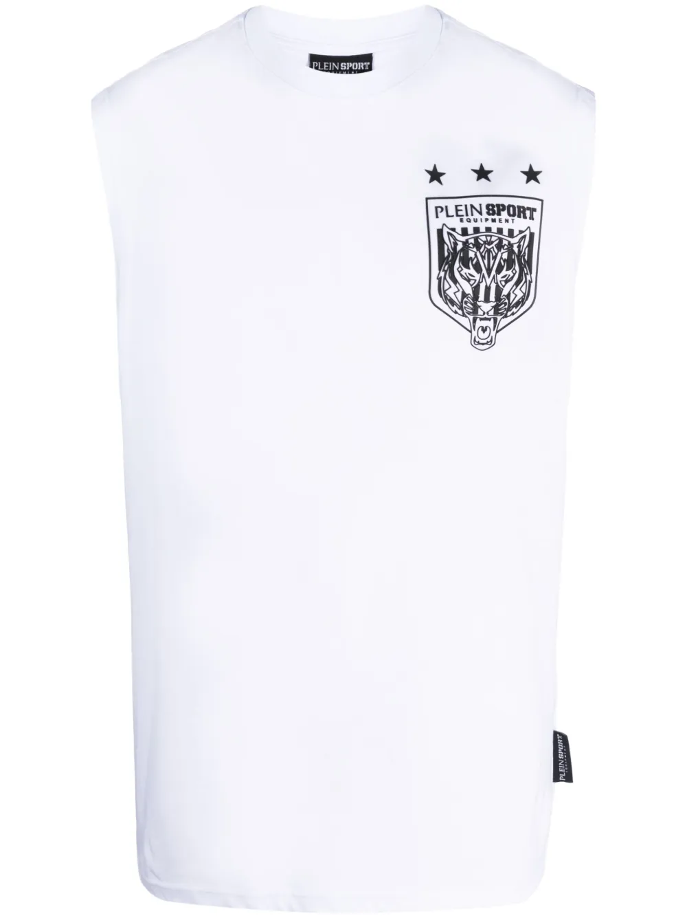 Plein Sport Logo-print Cotton Vest In White