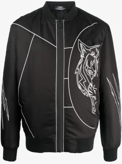 Plein Sport Tiger Court Edition bomber jacket