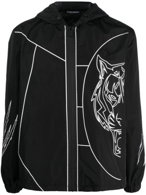 Plein Sport Tiger Court Edition windbreaker jacket