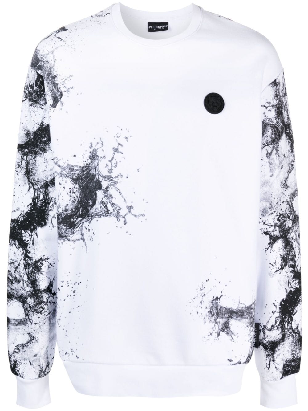 Plein Sport Splash Extreme Cotton Sweatshirt In White