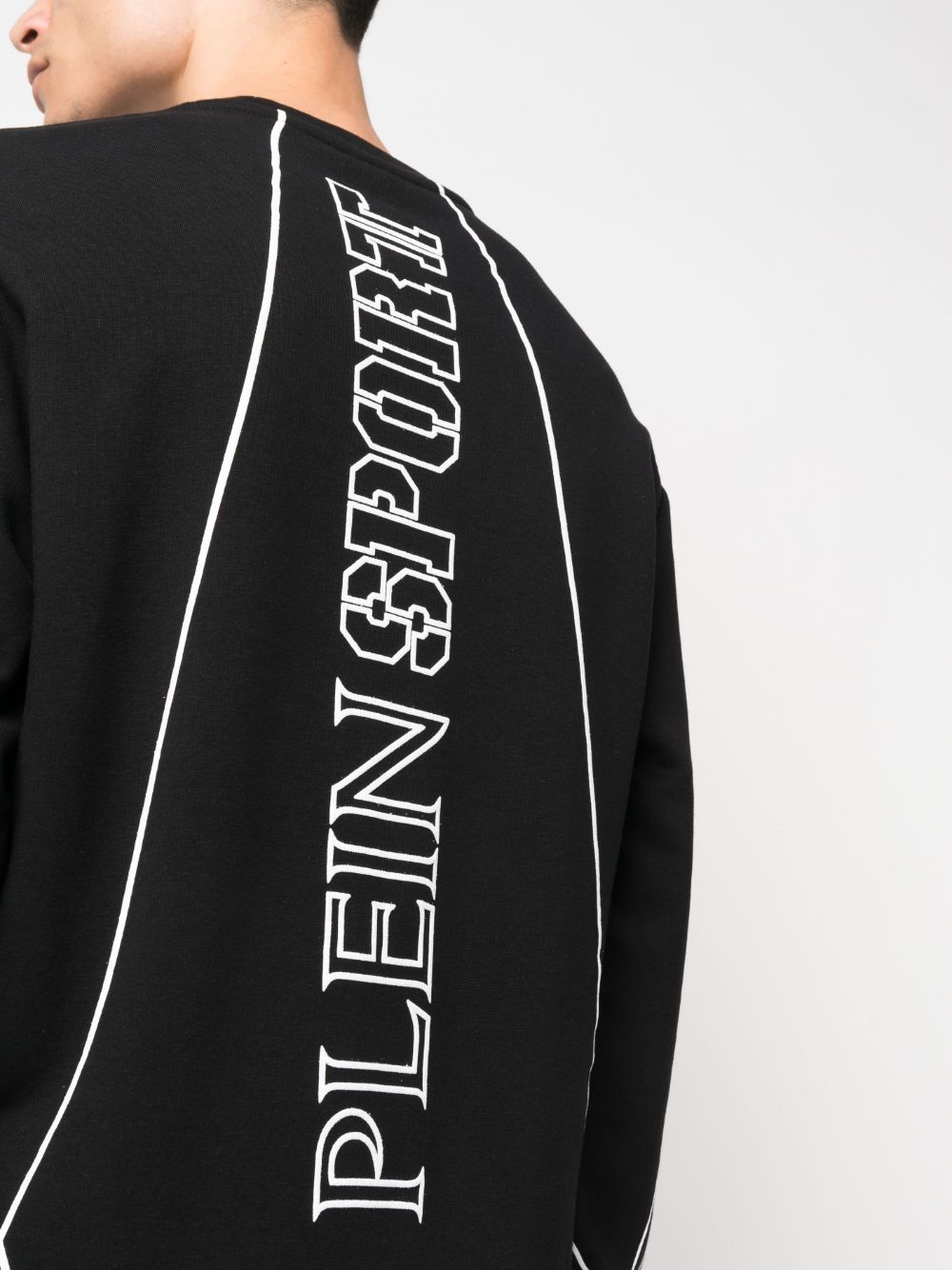 Shop Plein Sport Tiger Court Edition Sweatshirt In Black