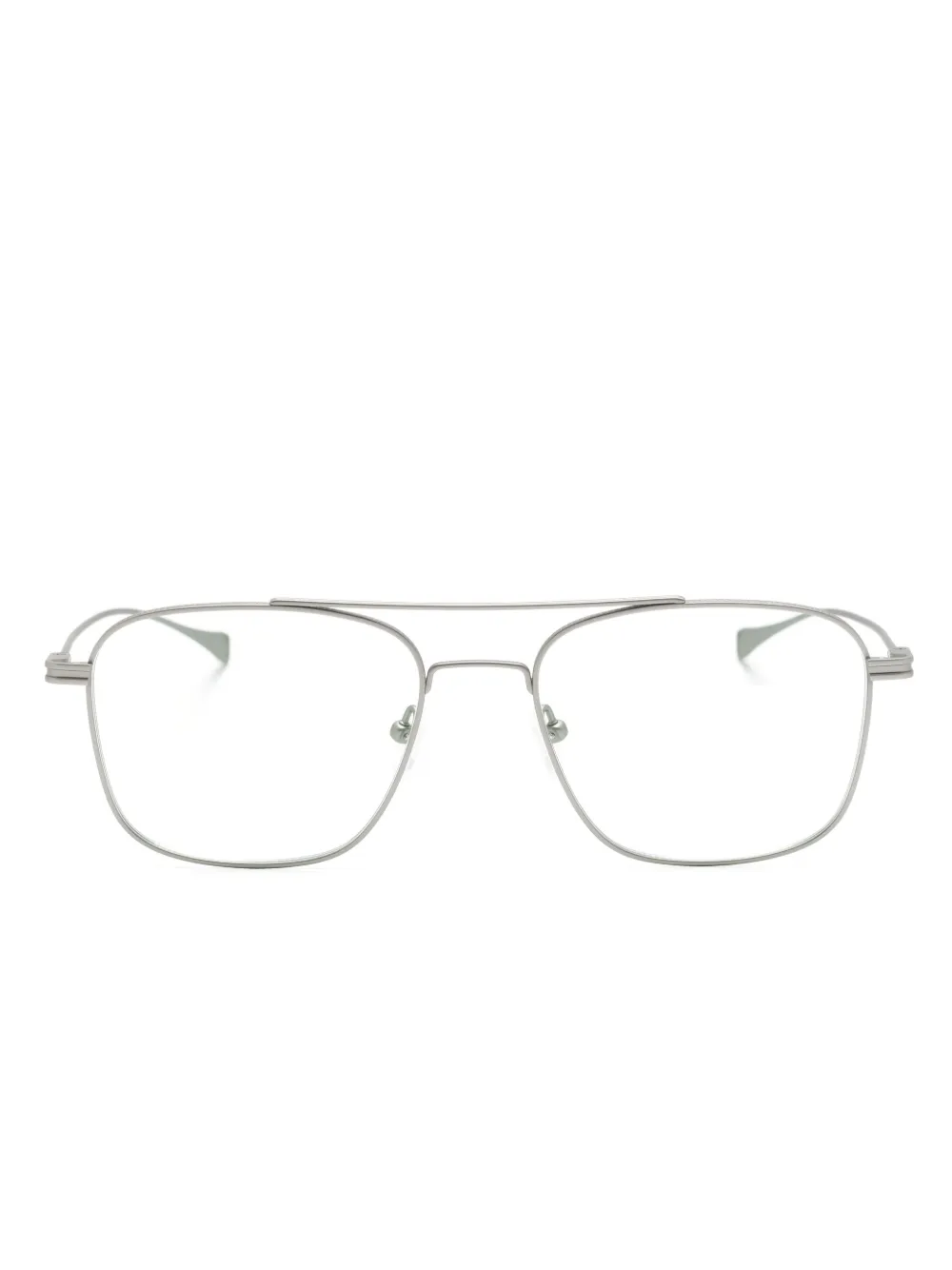 Dita Eyewear matte pilot-frame glasses - Grey