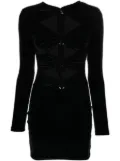 Philipp Plein chenille midi dress - Black