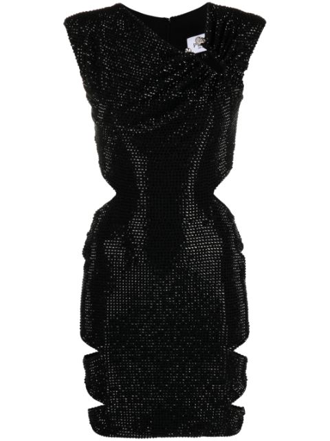 Philipp Plein crystal-embellished mini dress Women