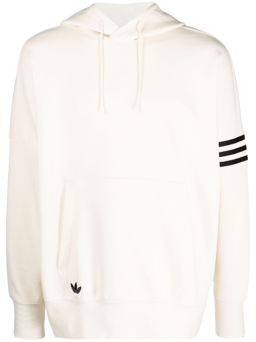 adidas drop-shoulder hoodie - Neutrals