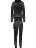Philipp Plein paisley-printed jogging set - Black