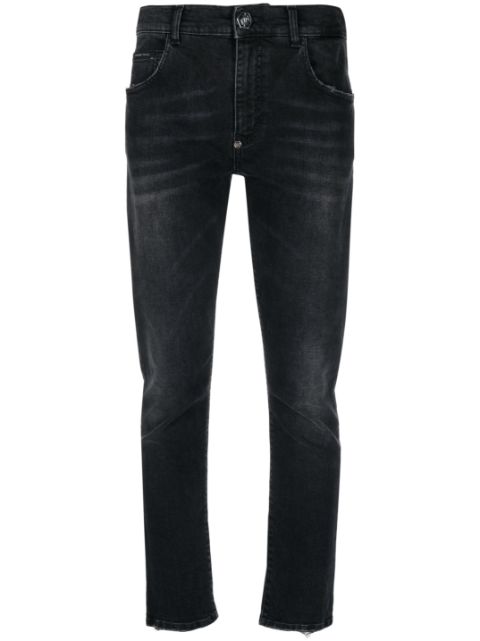 Philipp Plein stonewashed straight-leg jeans Women