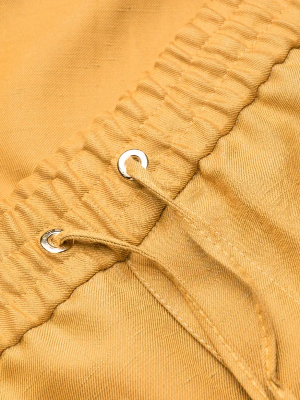 ETRO ドローストリング クロップドパンツ | ブラウン | FARFETCH JP